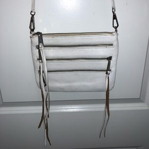 Rebecca Minkoff 3-Zip Rocker Leather Crossbody Bag